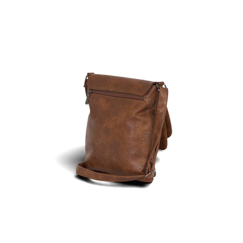 Giulia Piaralli Classic Flapbag i Cognac