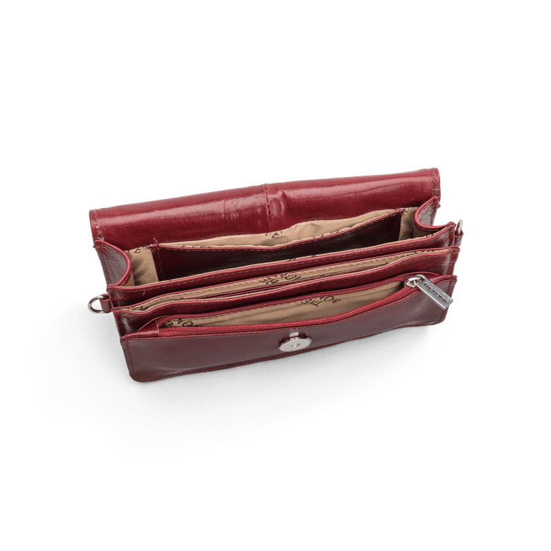 The Monte Flap Bag Small i Red